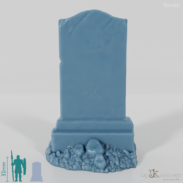 Behauener Grabstein 06