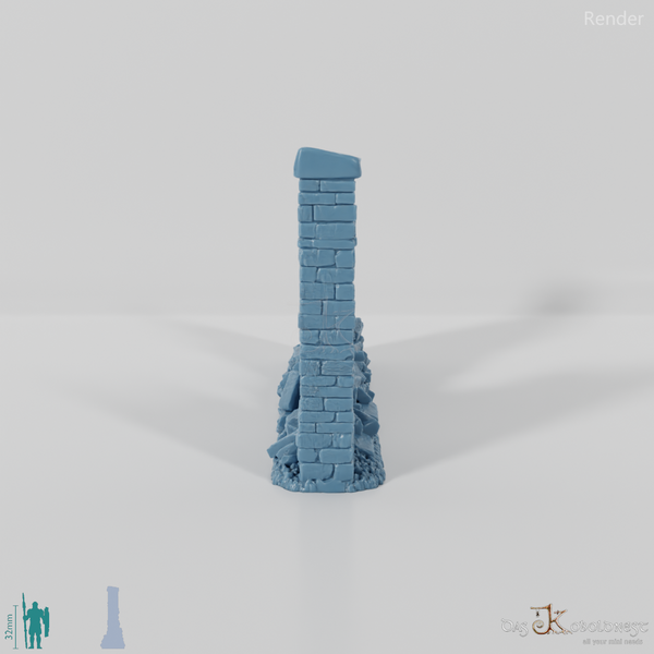 Steinerne Friedhofsmauer A0 - Zerstört