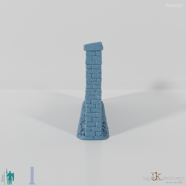 Stone cemetery wall B1