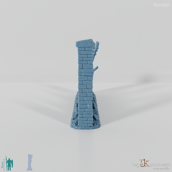 Zaun - Eiserner Friedhofszaun A0 - Zerstört