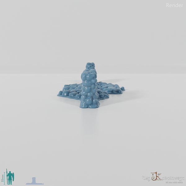 Mauer - Niedrige Natursteinmauer - Eingefallenes Mauersegment