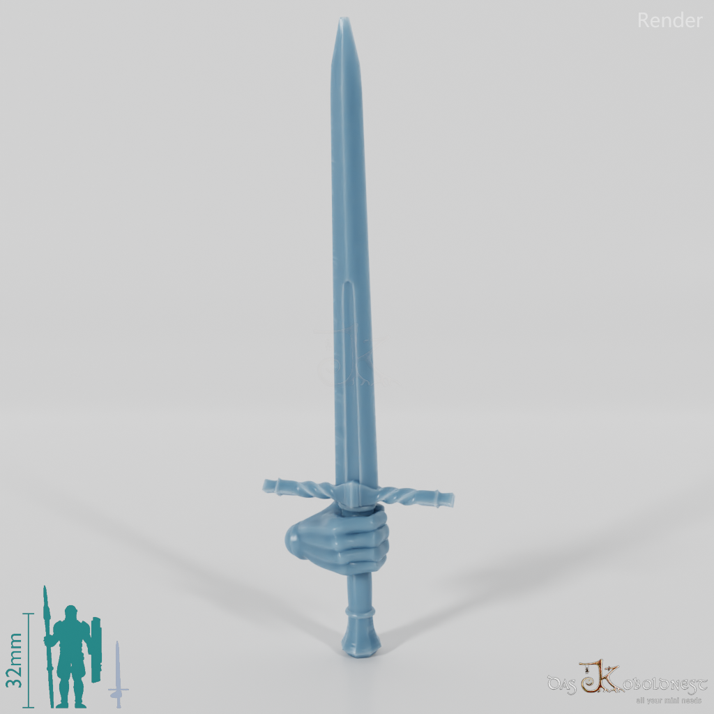 Menschen-Schwert A mit Hand (Gonthan)