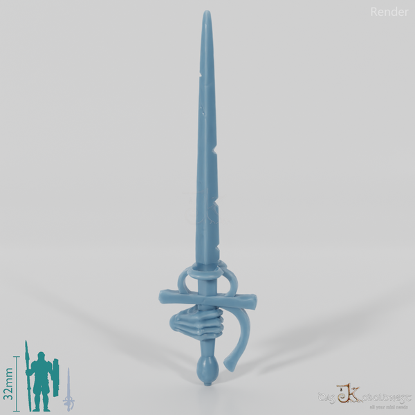 Ghost sword C with hand