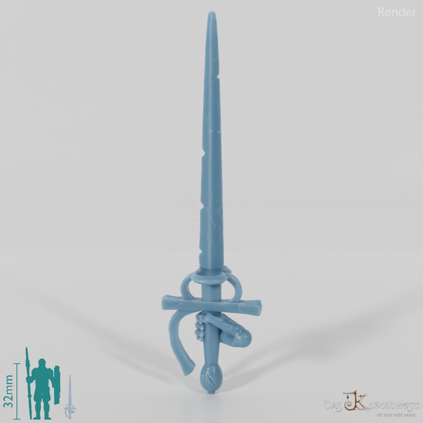 Ghost sword C with hand