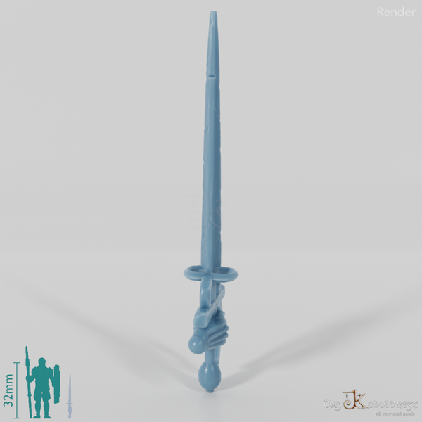 Ghost sword C with hand