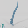 Elven sword - Elegant two-handed sword with hands C