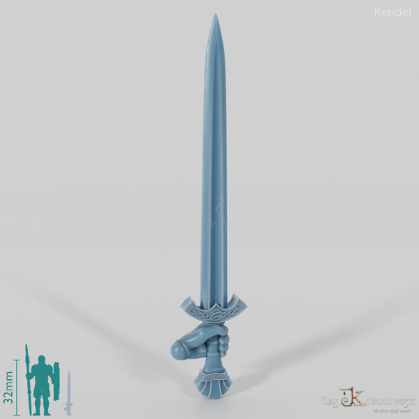 Rider Sword, Decorated 2 with Hand