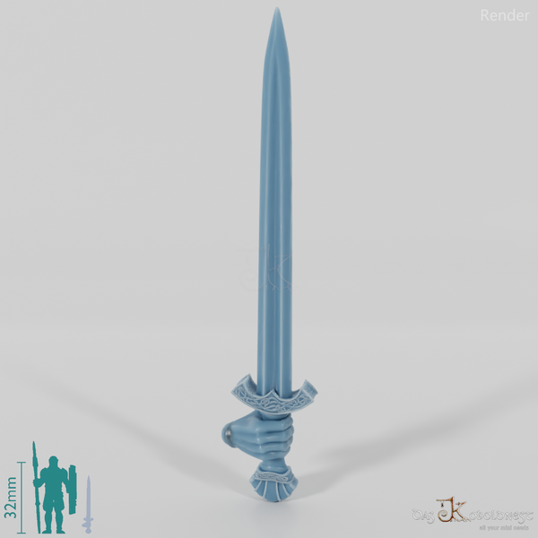 Rider Sword, Decorated 2 with Hand