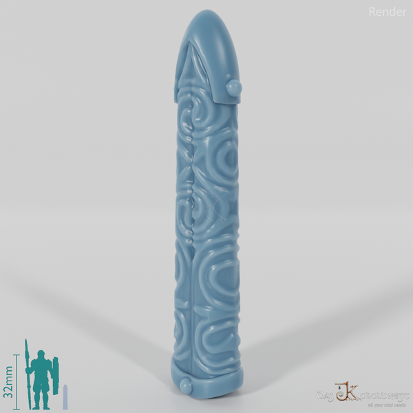 Decorated sword scabbard 3