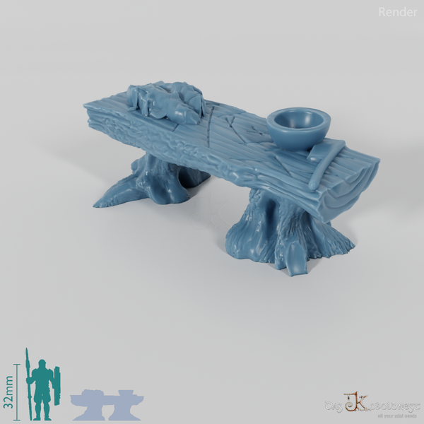 Tisch - Rustikaler Küchentisch 02