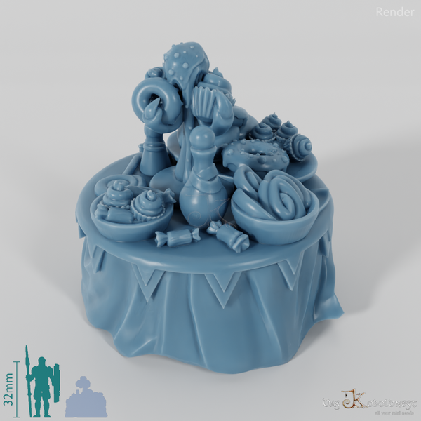 Table - Set dessert table