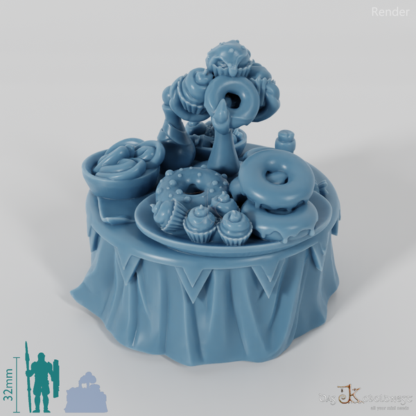 Table - Set dessert table