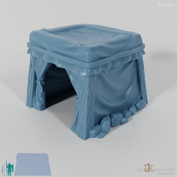 Tent - Open desert tent