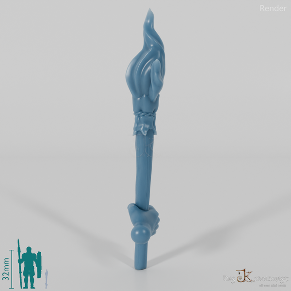 Halfling torch with hand