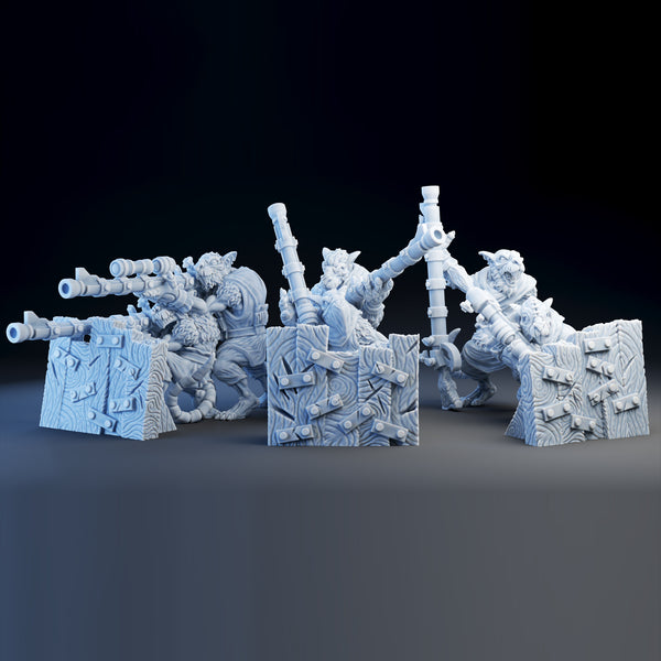 Rat Folk Sniper Set with Barricades