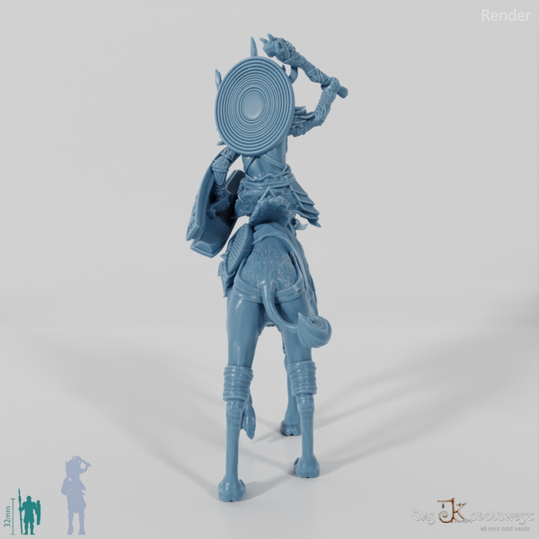 Südmenschen-Stammeskrieger Anführer (Beritten)