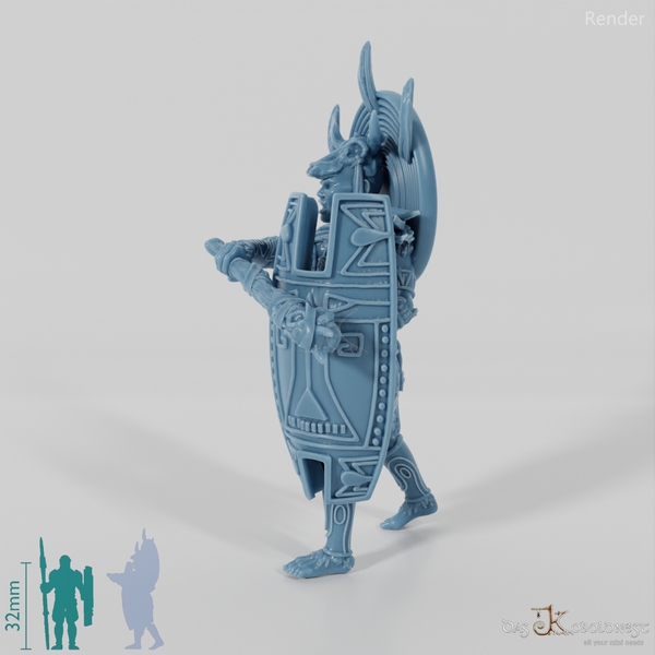 Südmenschen-Stammeskrieger Anführer