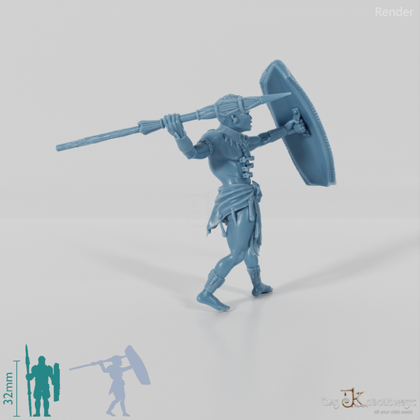 Südmenschen-Stammeskrieger B