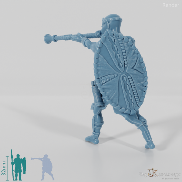 Südmenschen-Stammeskrieger E