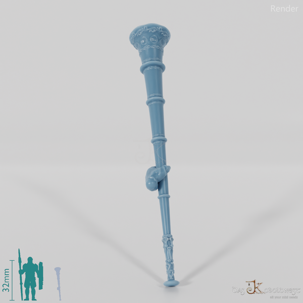 Fairy trumpet with hand