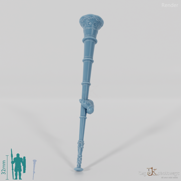 Fairy trumpet with hand