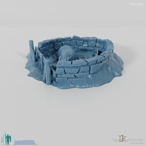 Stable - pig pen with two pigs