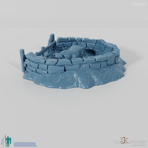 Stable - pig pen with two pigs