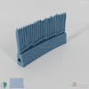 Palisade - Stone reinforced palisade - 15°