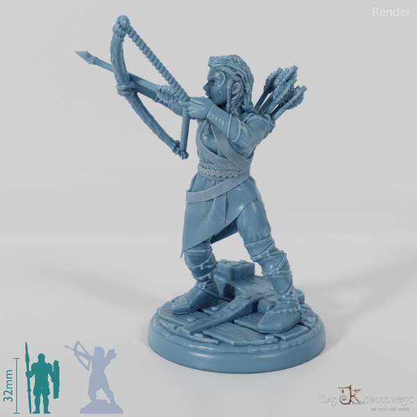 Wikinger-Bogenschützin 1