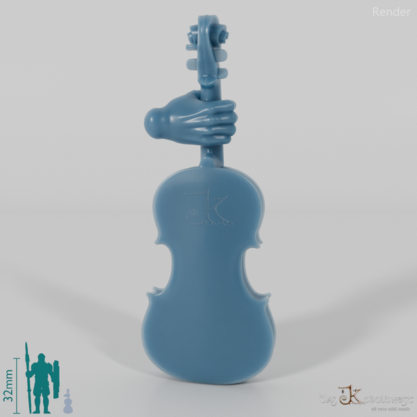 Halfling Violin with Hand (Lowered)
