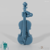 Halfling Violin with Hand (Lowered)