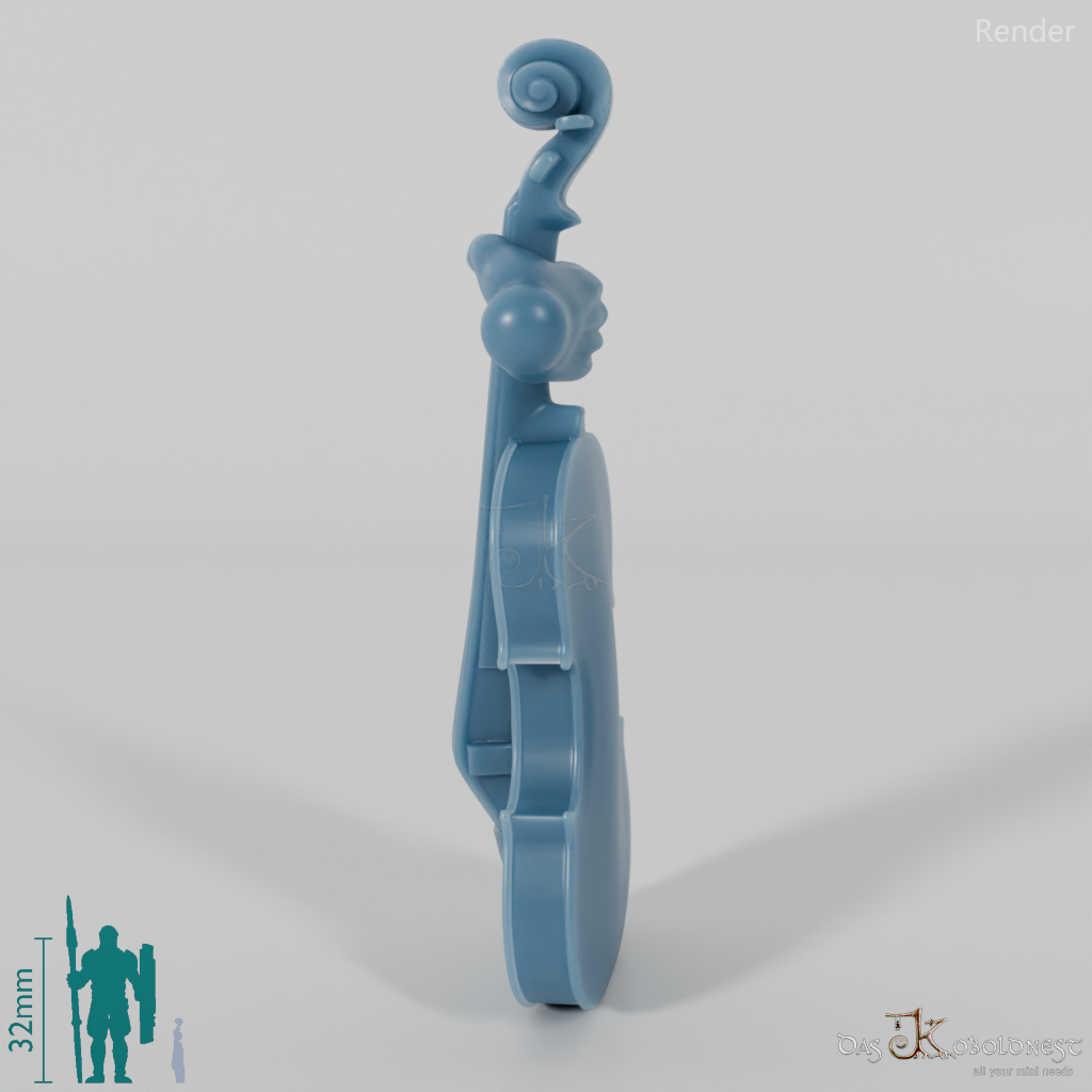 Halfling Violin with Hand (Lowered)