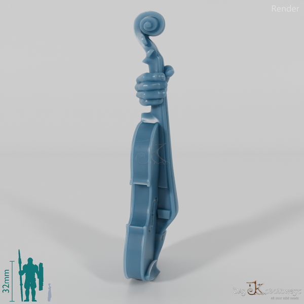 Halfling Violin with Hand (Lowered)