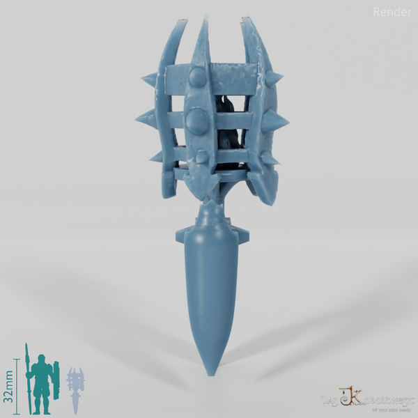 Lantern - wall lantern with metal basket 02