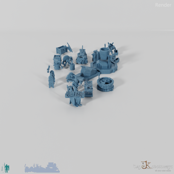 Dioramaset - Zwergische Schmiede